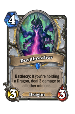 Duskbreaker Hearthstone kártya