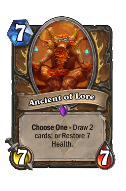 Ancient of Lore Hearthstone kártya
