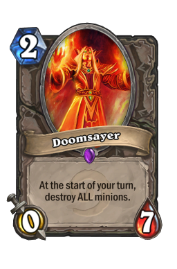 Doomsayer Hearthstone kártya