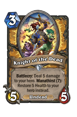 Knight of the Dead Hearthstone kártya