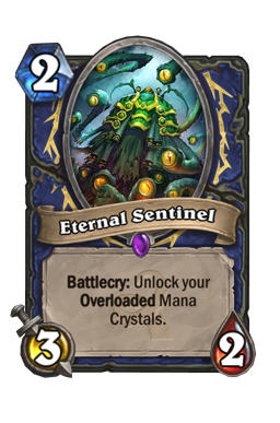 Eternal Sentinel Hearthstone kártya