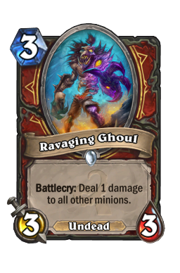 Ravaging Ghoul Hearthstone kártya