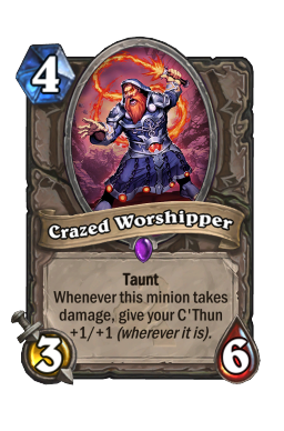 Crazed Worshipper Hearthstone kártya