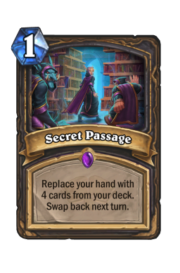 Secret Passage Hearthstone kártya