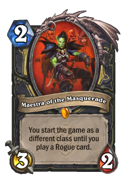 Maestra of the Masquerade Hearthstone kártya