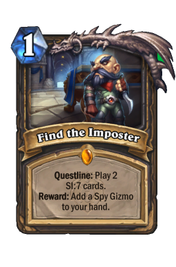 Find the Imposter Hearthstone kártya