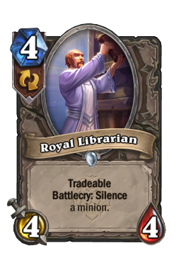 Royal Librarian Hearthstone kártya
