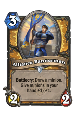 Alliance Bannerman Hearthstone kártya
