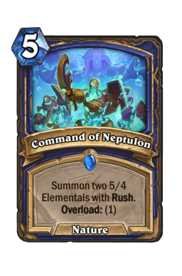 Command of Neptulon Hearthstone kártya