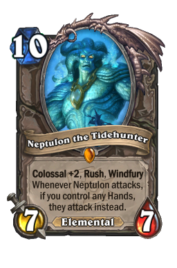 Neptulon the Tidehunter Hearthstone kártya