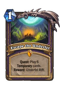 Escape the Underfel
