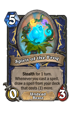 Spirit of the Frog Hearthstone kártya