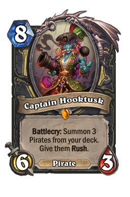 Captain Hooktusk Hearthstone kártya