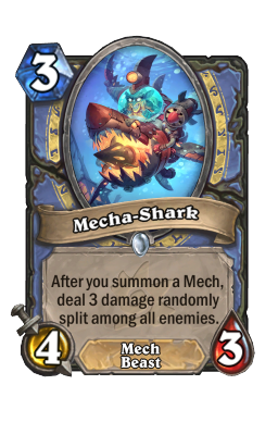 Mecha-Shark Hearthstone kártya