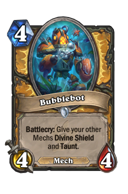 Bubblebot Hearthstone kártya