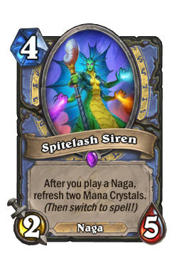 Spitelash Siren Hearthstone kártya