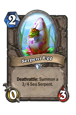 Serpent Egg Hearthstone kártya