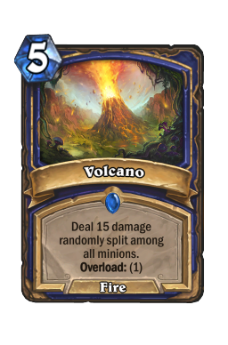 Volcano Hearthstone kártya