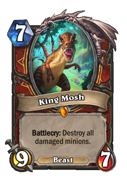 King Mosh Hearthstone kártya