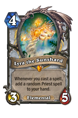 Lyra the Sunshard Hearthstone kártya