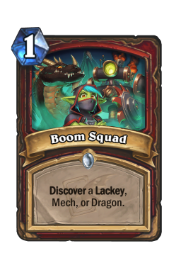 Boom Squad Hearthstone kártya