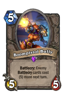 Boompistol Bully Hearthstone kártya