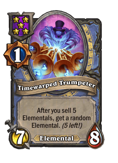 Timewarped Trumpeter Hearthstone kártya