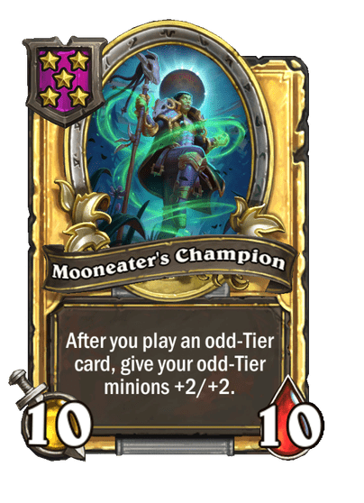 Mooneater's Champion Hearthstone kártya