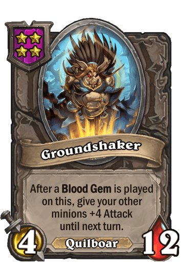 Groundshaker Hearthstone kártya