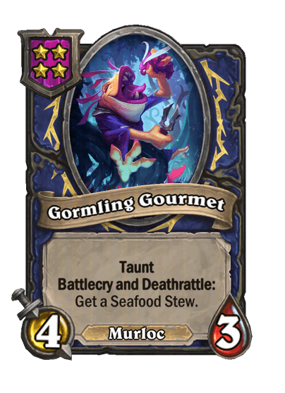 Gormling Gourmet Hearthstone kártya