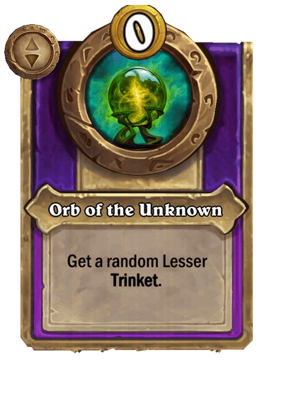 Orb of the Unknown