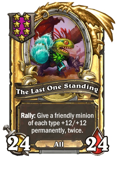 The Last One Standing Hearthstone kártya