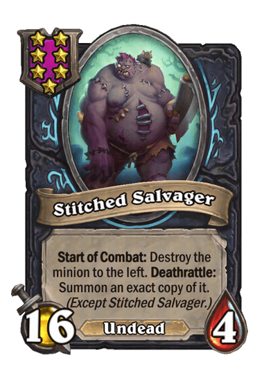 Stitched Salvager Hearthstone kártya