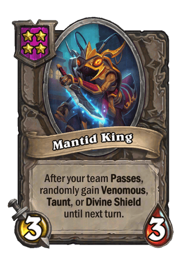 Mantid King Hearthstone kártya