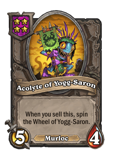 Acolyte of Yogg-Saron Hearthstone kártya