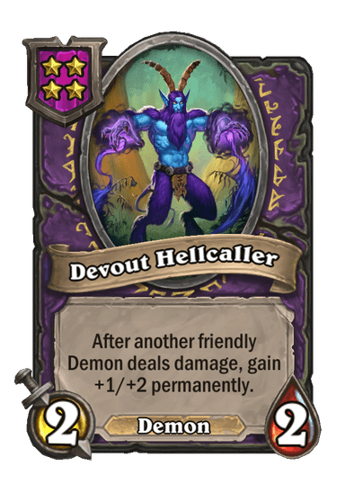 Devout Hellcaller Hearthstone kártya