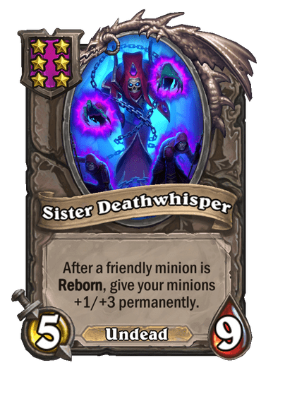 Sister Deathwhisper Hearthstone kártya