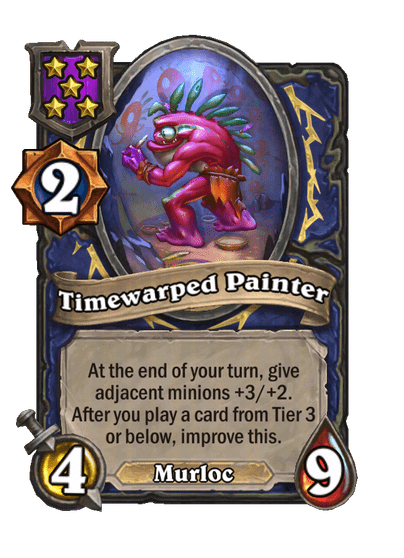 Timewarped Painter Hearthstone kártya