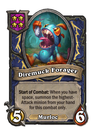 Diremuck Forager Hearthstone kártya