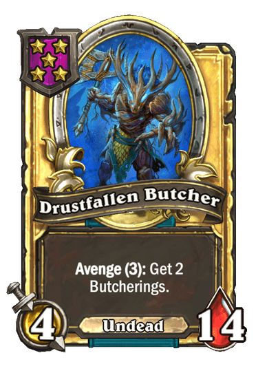 Drustfallen Butcher Hearthstone kártya