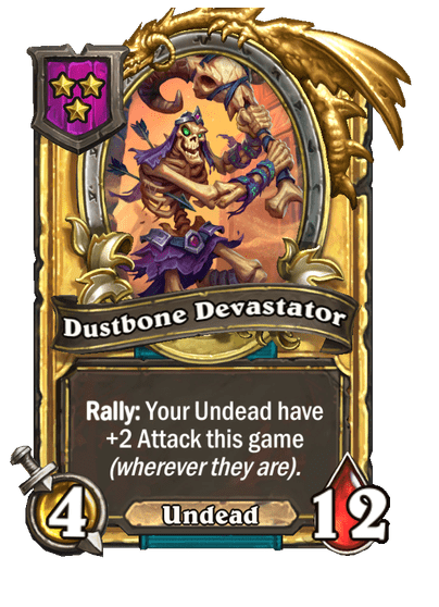 Dustbone Devastator Hearthstone kártya