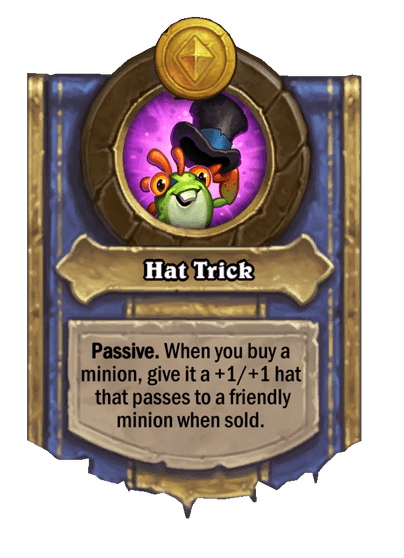 Hat Trick Hearthstone kártya