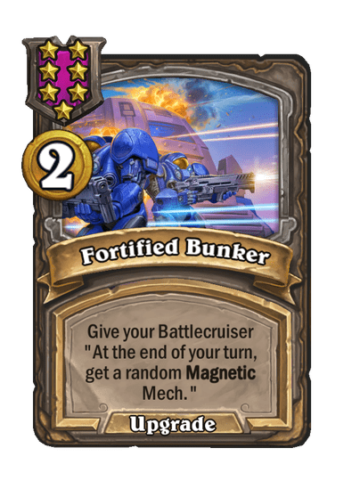 Fortified Bunker Hearthstone kártya