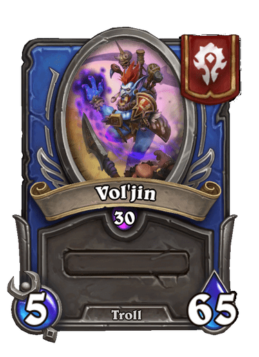 Vol'jin Hearthstone kártya