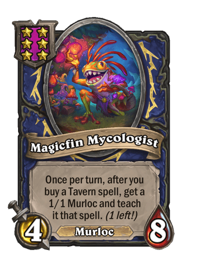 Magicfin Mycologist Hearthstone kártya