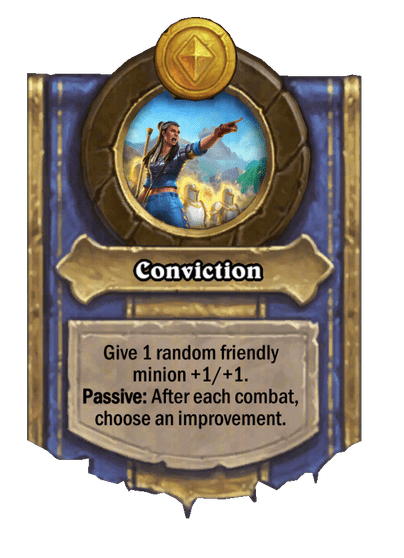 Conviction Hearthstone kártya