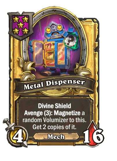 Metal Dispenser Hearthstone kártya