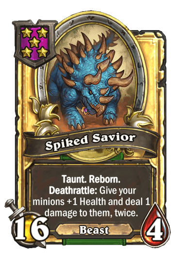 Spiked Savior Hearthstone kártya