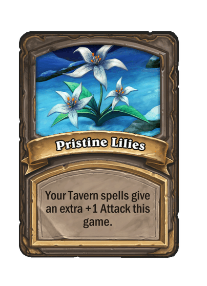 Pristine Lilies Hearthstone kártya