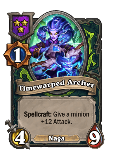 Timewarped Archer Hearthstone kártya